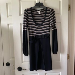 Nanette Lepore Long Sleeve Merino Sweater Dress - Size S